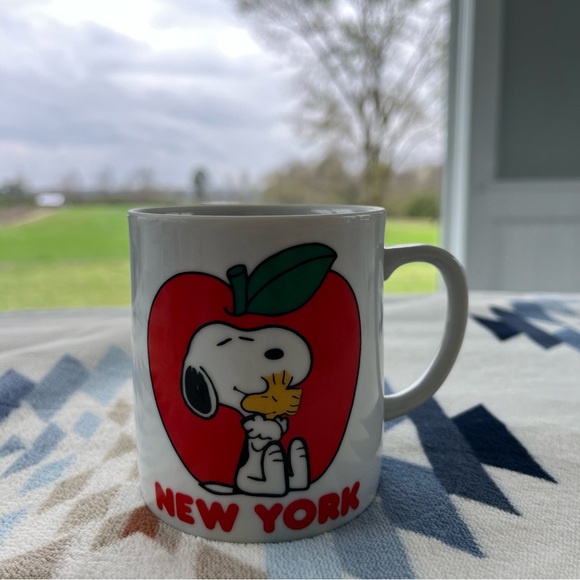 Vintage Other - Rare Vintage Snoopy Big Apple New York Mug 50’s-60’s